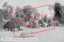 Castle Priory Lawns c.1960, Wallingford