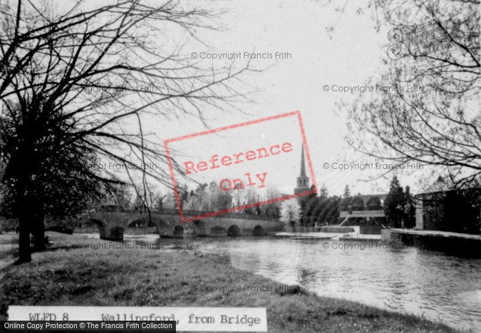 Photo of Wallingford, From Bridge c.1950
