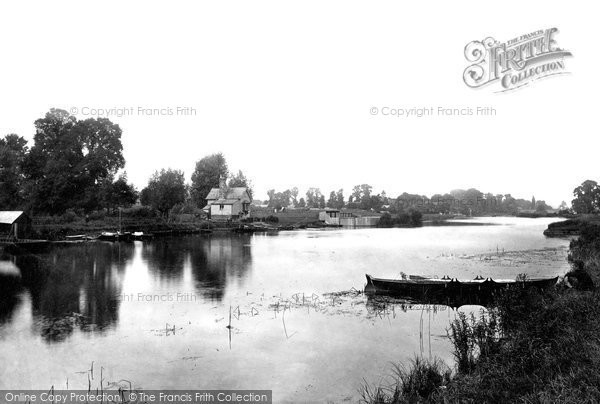 Photo of Wallingford, From Winterbrook Ferry 1890