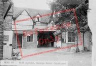 George Hotel Courtyard c.1960, Wallingford