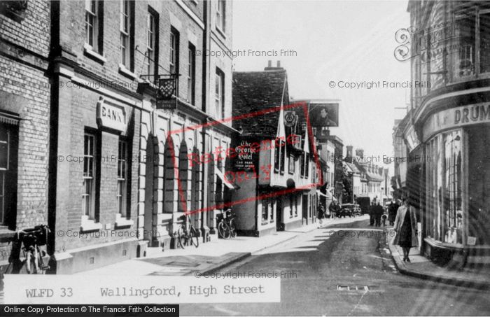 Photo of Wallingford, High Street c.1955