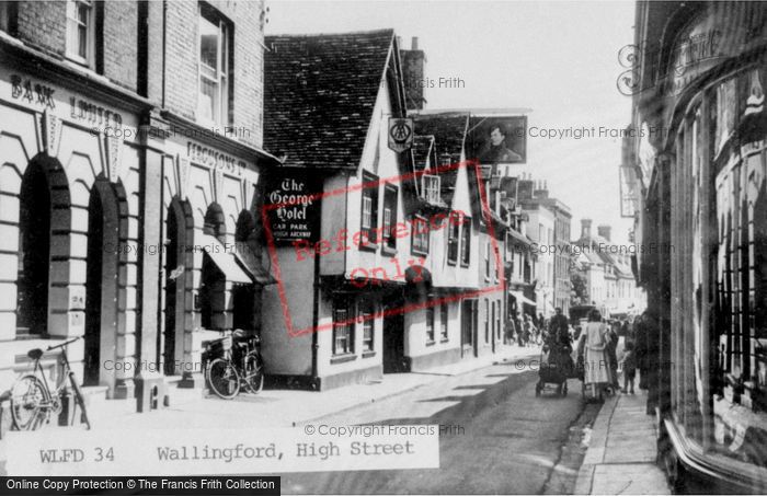 Photo of Wallingford, High Street c.1955