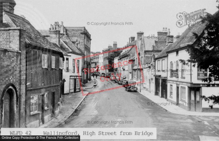 Photo of Wallingford, High Street From The Bridge c.1960