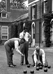 Playing Bowls At Castle Priory c.1955, Wallingford
