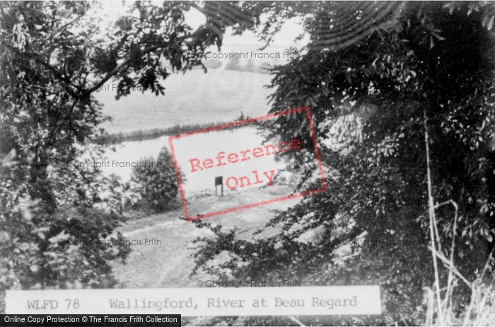 Photo of Wallingford, River At Beau Regard c.1955