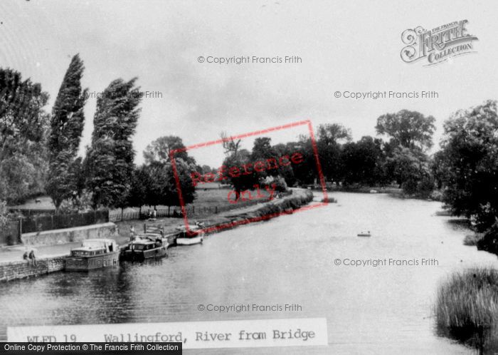 Photo of Wallingford, River From Bridge c.1955