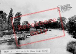River From Bridge c.1955, Wallingford