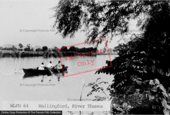 Photo of Wallingford, River Thames c.1955