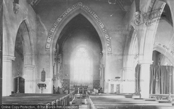 Photo of Wallingford, St Mary's Church Interior 1893