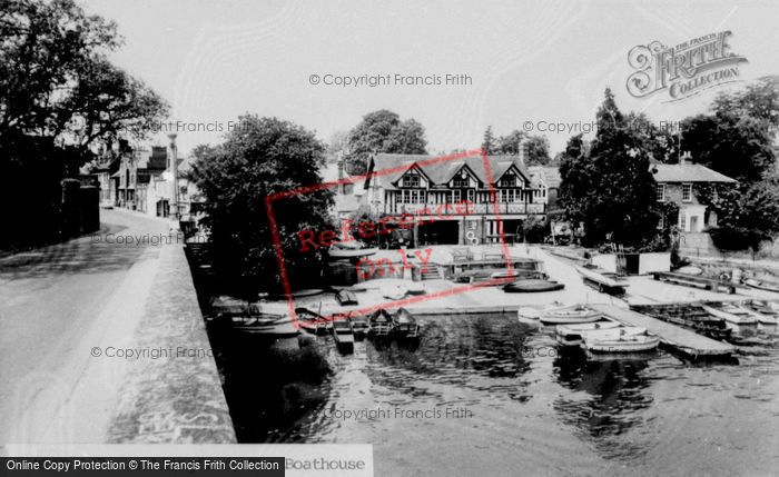 Photo of Wallingford, The Boathouse c.1960