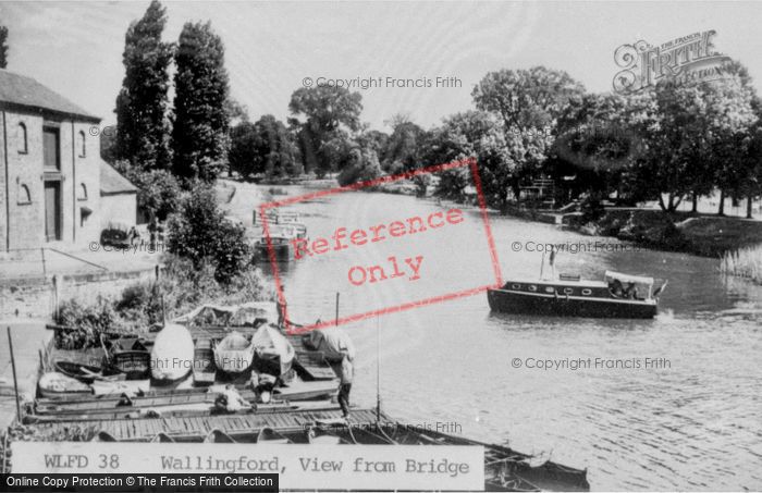 Photo of Wallingford, View From Bridge c.1955