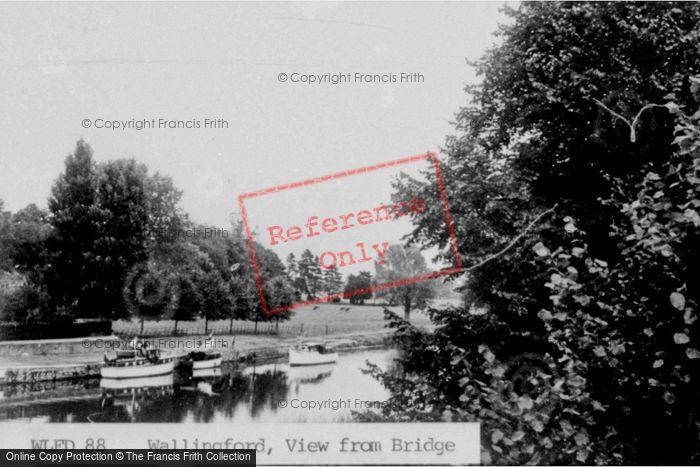 Photo of Wallingford, View From The Bridge c.1955
