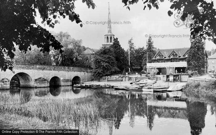 Photo of Wallingford, View From The River Bank c.1960