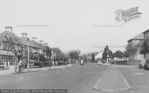 Photo of Wallington, Croydon Road c.1955