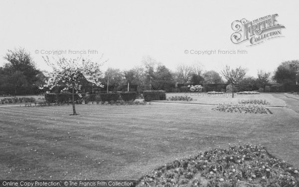 Photo of Wallington, Flower Gardens, Mellows Park c.1965