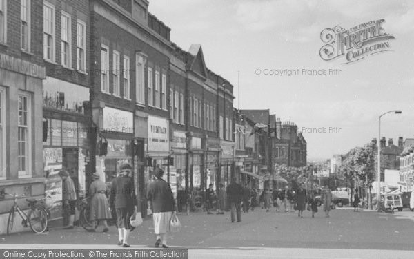 Photo of Wallington, Shopping On Woodcote Road c.1960