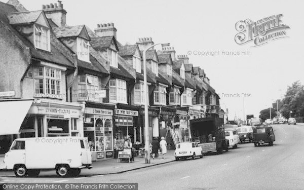 Photo of Wallington, Shops On Stafford Road c.1965