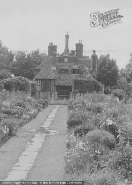 Photo of Wallington, The Flowered Walk c.1955