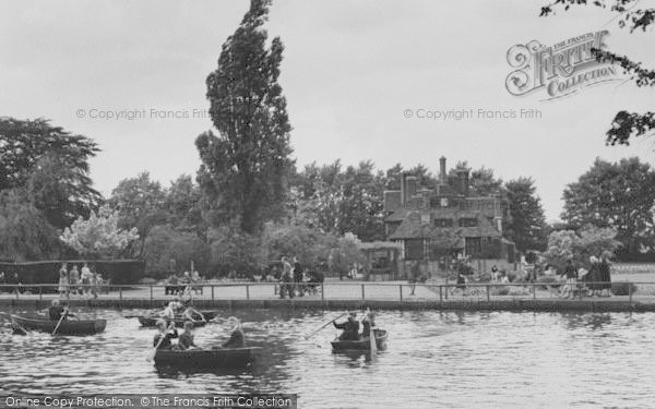 Photo of Wallington, The Grange Park Boating Lake c.1960