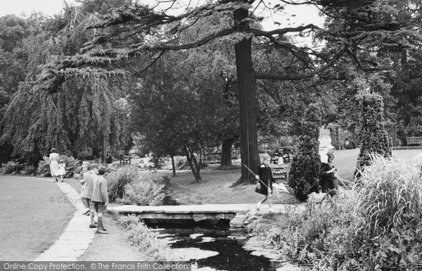Photo of Wallington, The Stream, The Grange Park c.1955