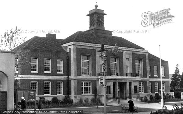 Photo of Wallington, Town Hall c.1955