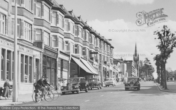 Photo of Wallington, Woodcote Road c.1955