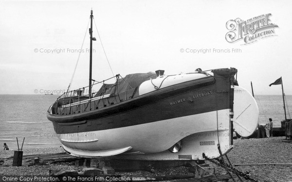 Photo of Walmer, The Lifeboat c.1955