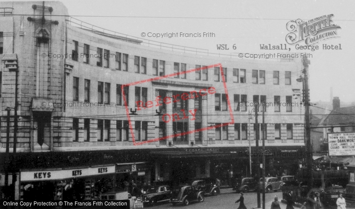 Photo of Walsall, George Hotel c.1955