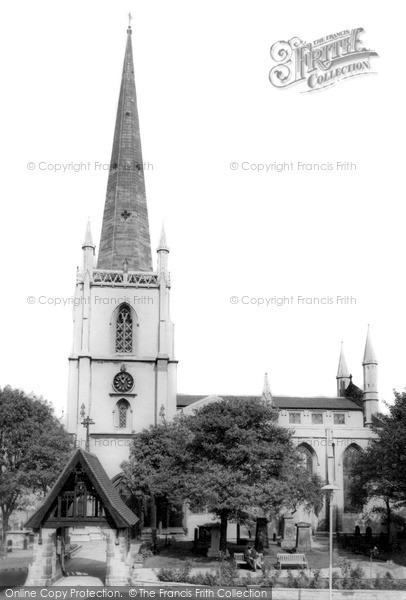 Photo of Walsall, St Matthew's Church 1967