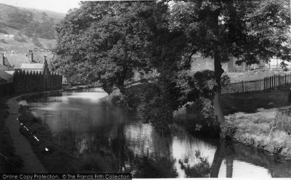 Photo of Walsden, Rochdale Canal From Hollins Bridge c.1960