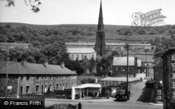 St Peter's Church And Gate c.1960, Walsden