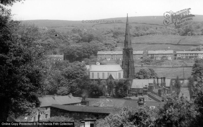 Photo of Walsden, The Village And St Peter's Church c.1960