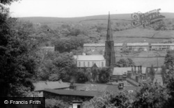 The Village And St Peter's Church c.1960, Walsden