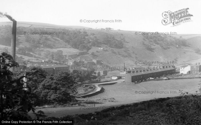 Photo of Walsden, View Towards The Station c.1960