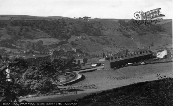 Photo of Walsden, View Towards The Station c.1960