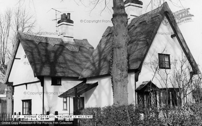 Photo of Walsham Le Willows, Avenue Cottages c.1960