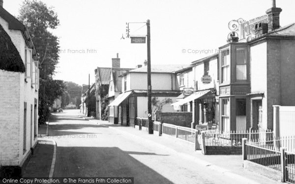 Photo of Walsham Le Willows, The Street c.1955