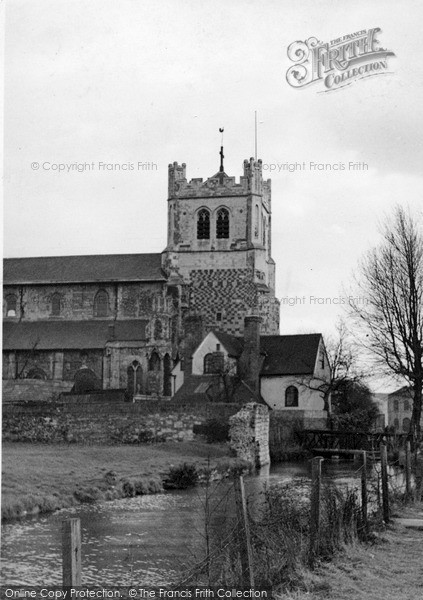 Photo of Waltham Abbey, 1955