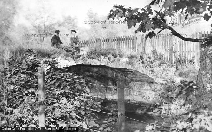 Photo of Waltham Abbey, Boys On Bridge 1900