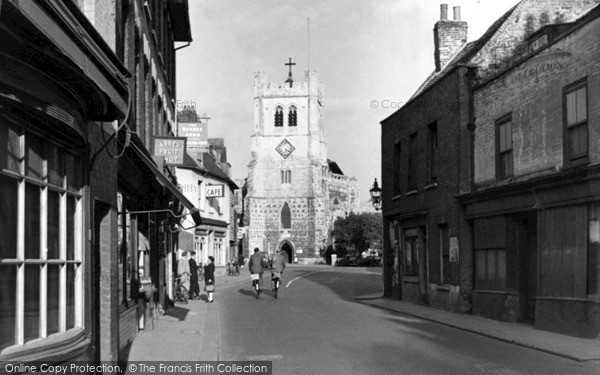 Photo of Waltham Abbey, c.1955