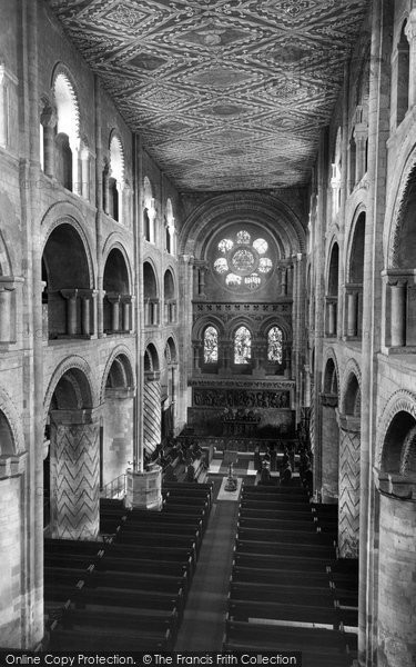 Photo of Waltham Abbey, Church, Nave East 1921