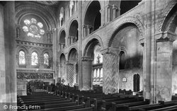 Church, Nave East 1921, Waltham Abbey