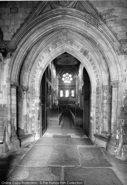 Photo of Waltham Abbey, Church, West Porch 1921
