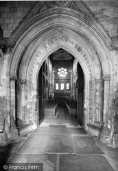 Church, West Porch 1921, Waltham Abbey