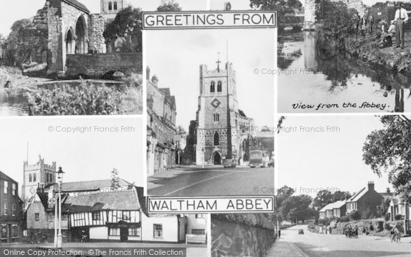 Photo of Waltham Abbey, Composite c.1955