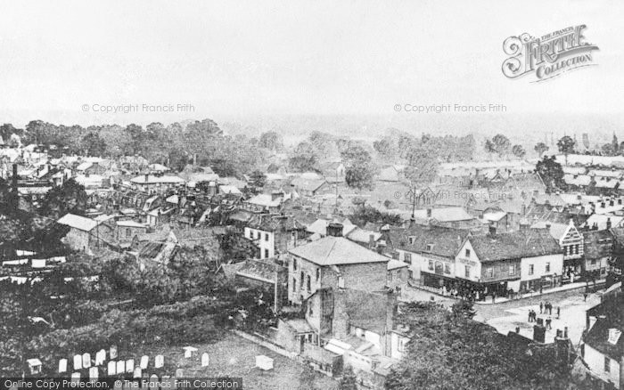 Photo of Waltham Abbey, From The Abbey Tower c.1905