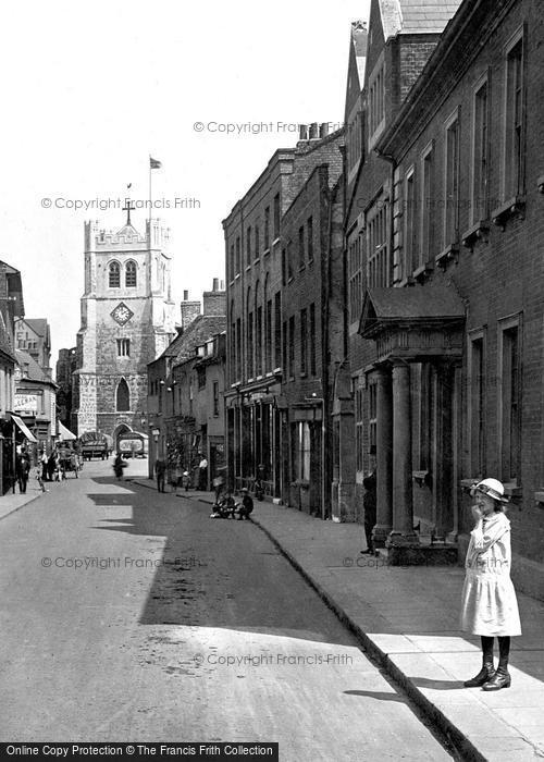 Photo of Waltham Abbey, Girl In Highbridge Street 1921
