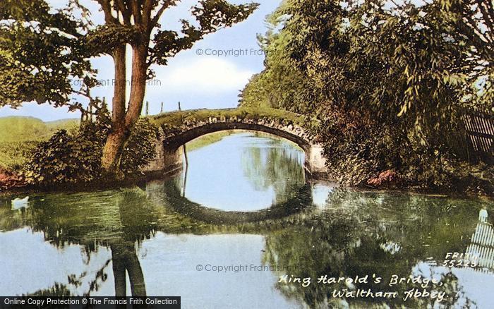 Photo of Waltham Abbey, King Harold's Bridge 1906