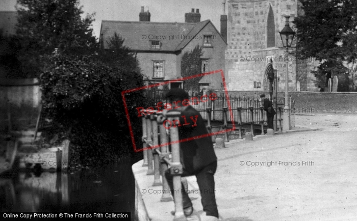 Photo of Waltham Abbey, Looking At The Water, Old Gateway 1906