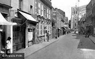 Looking Down Highbridge Street 1921, Waltham Abbey